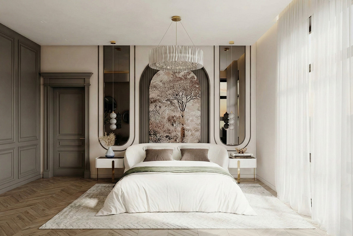 Ivory Arch Bedroom