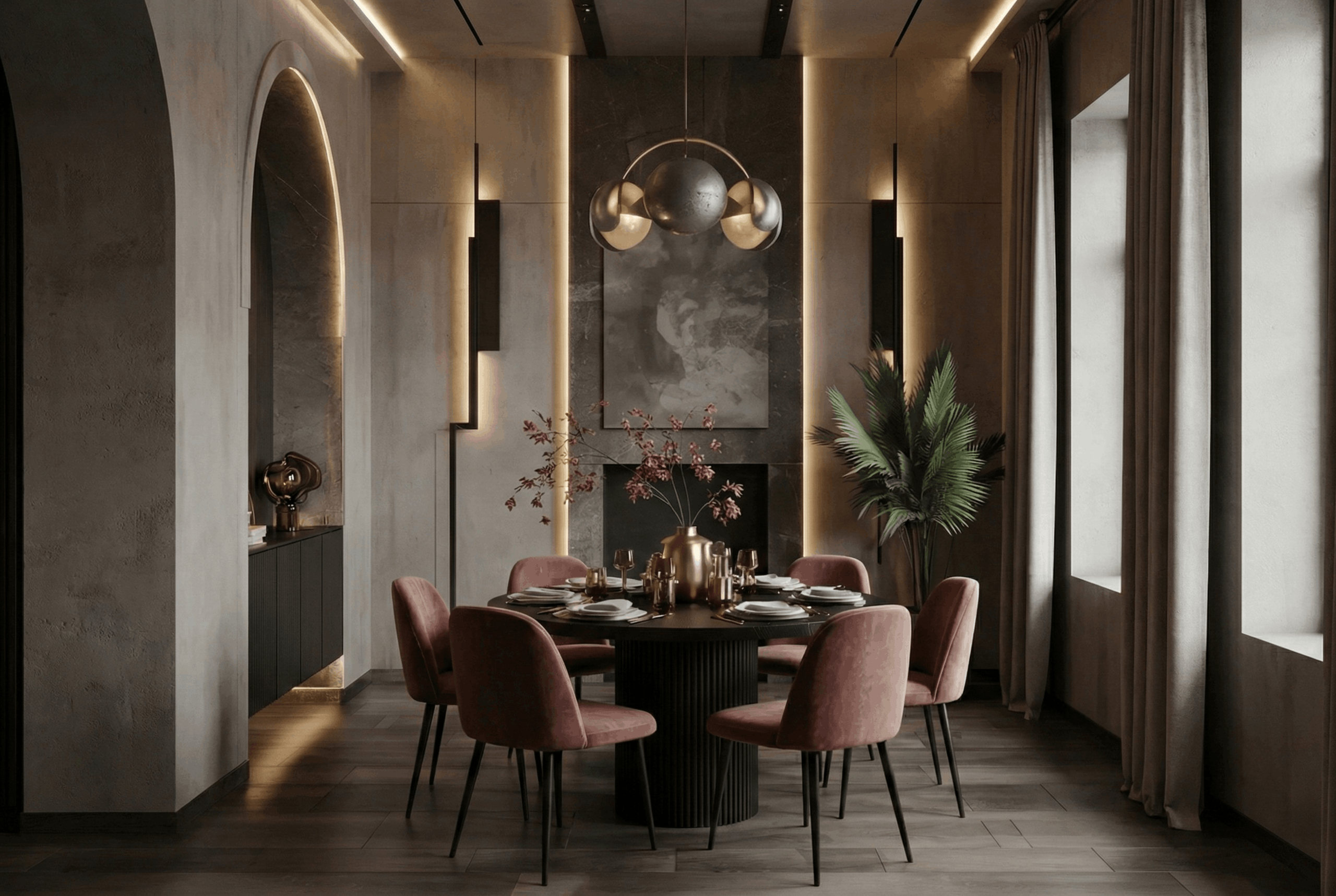 The Moody Arched Sanctuary