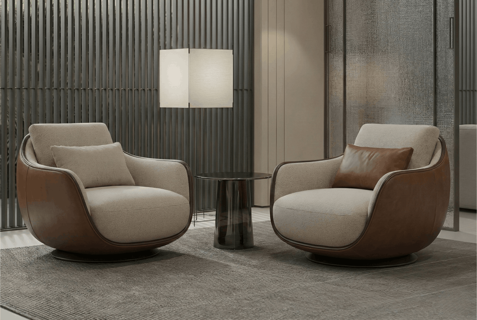 The Coppia Avvolta Lounge Chair