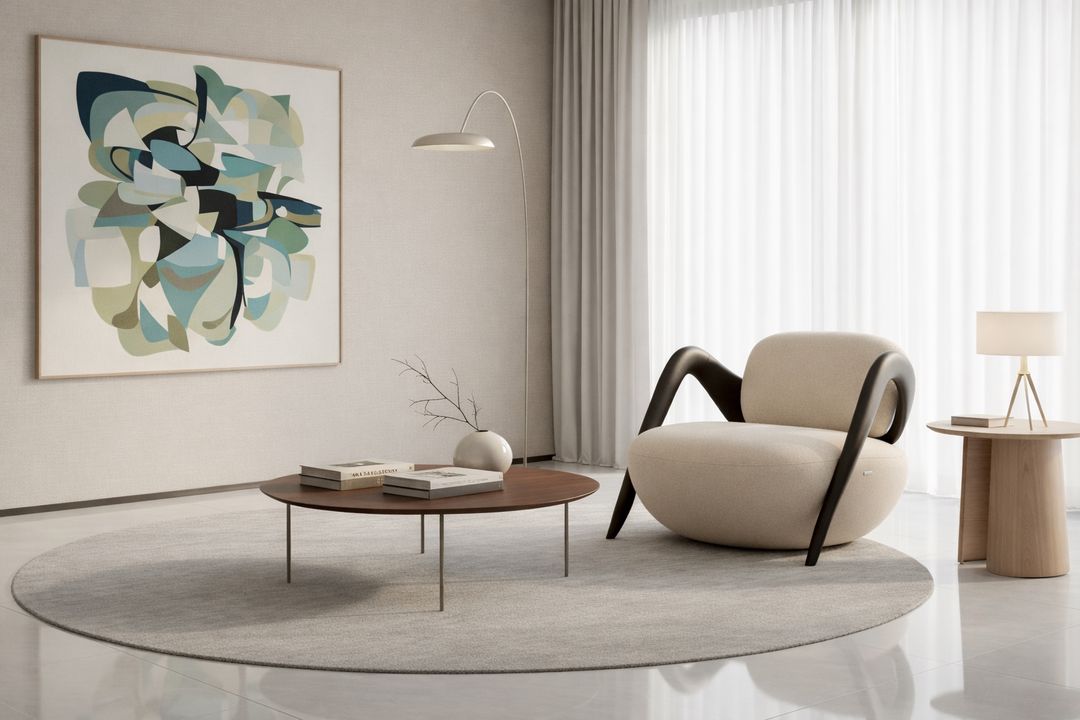 The Luna Curve Armchair