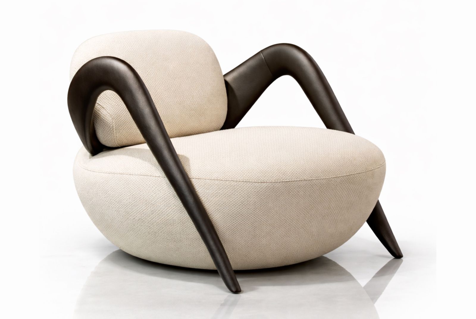 The Luna Curve Armchair, view 2