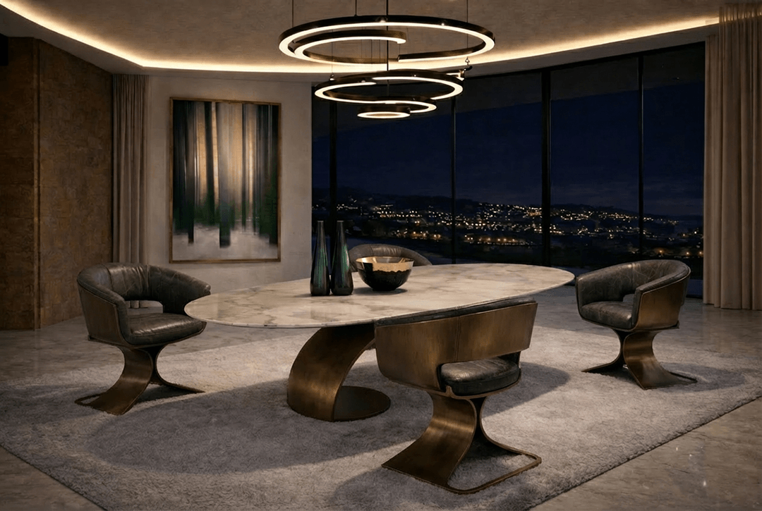 The Aria Curve Chair, view 3