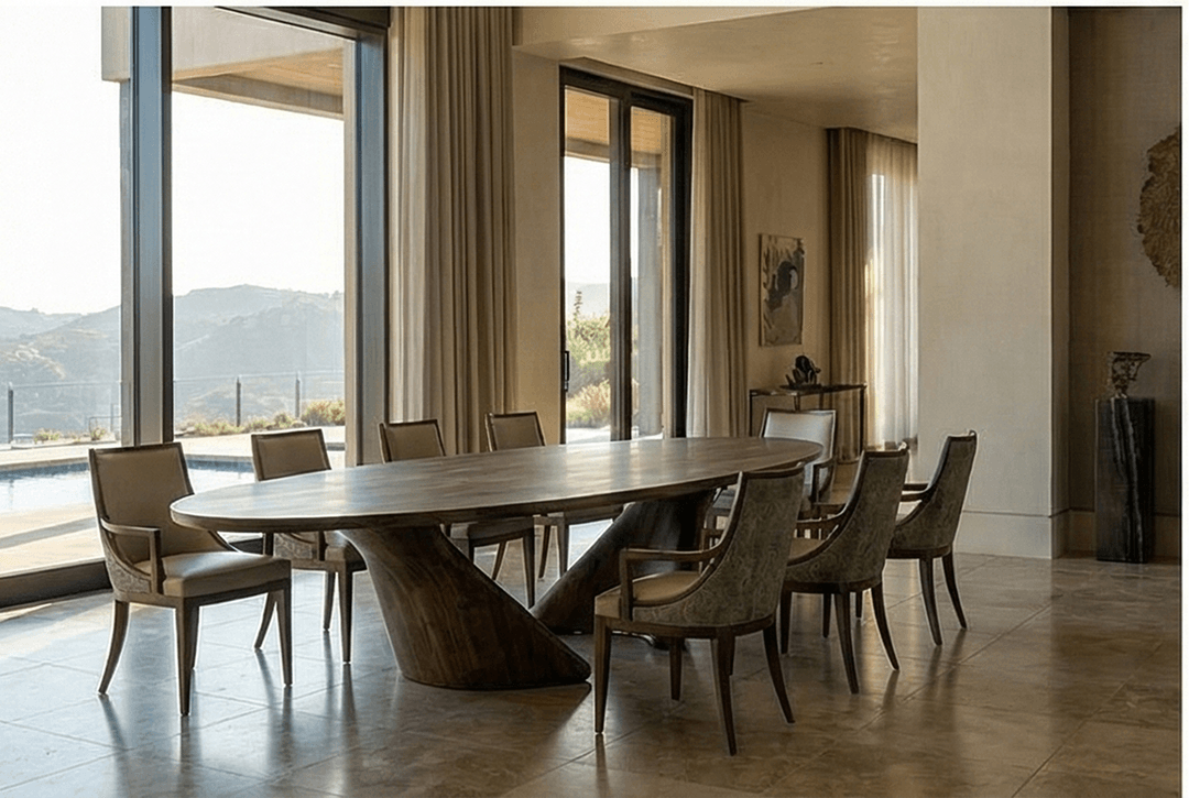 The Vela Arco Dining Table, view 3