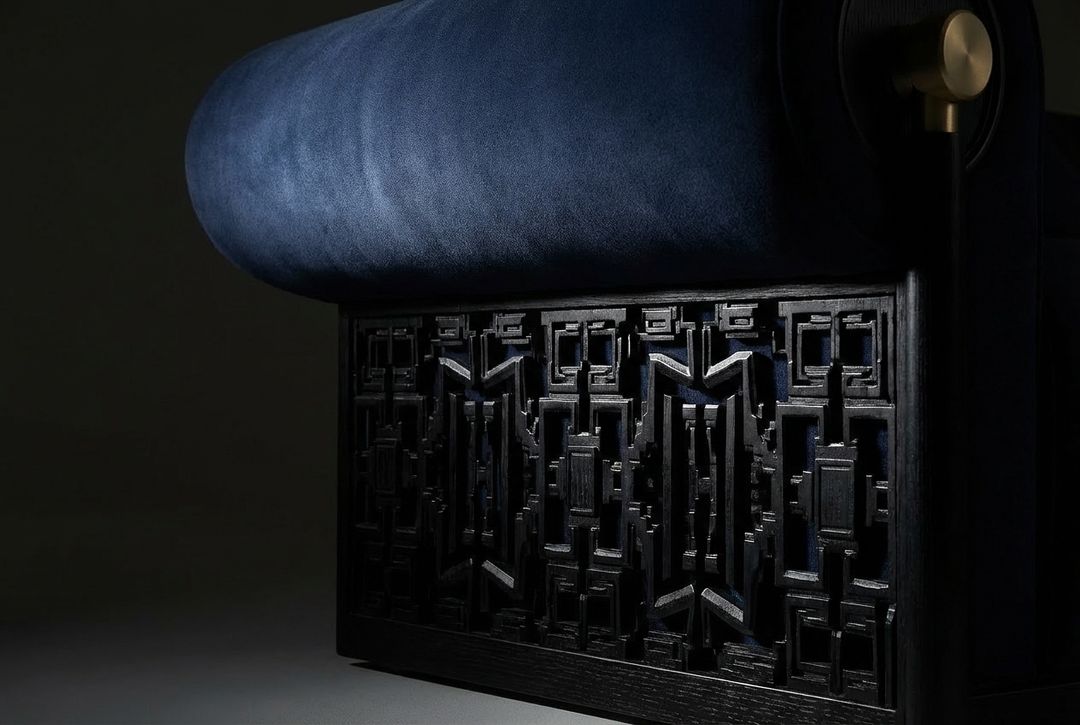 The Notte Intarsio Sofa, view 5