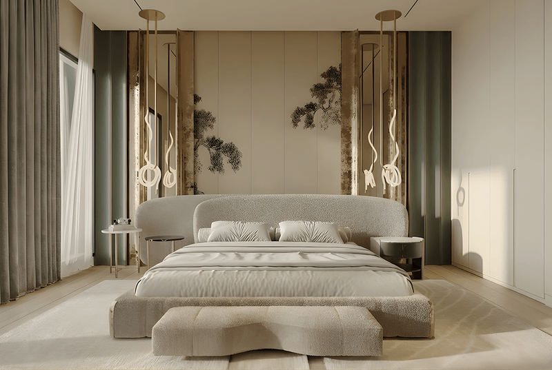 Luna Sculpted Bedroom