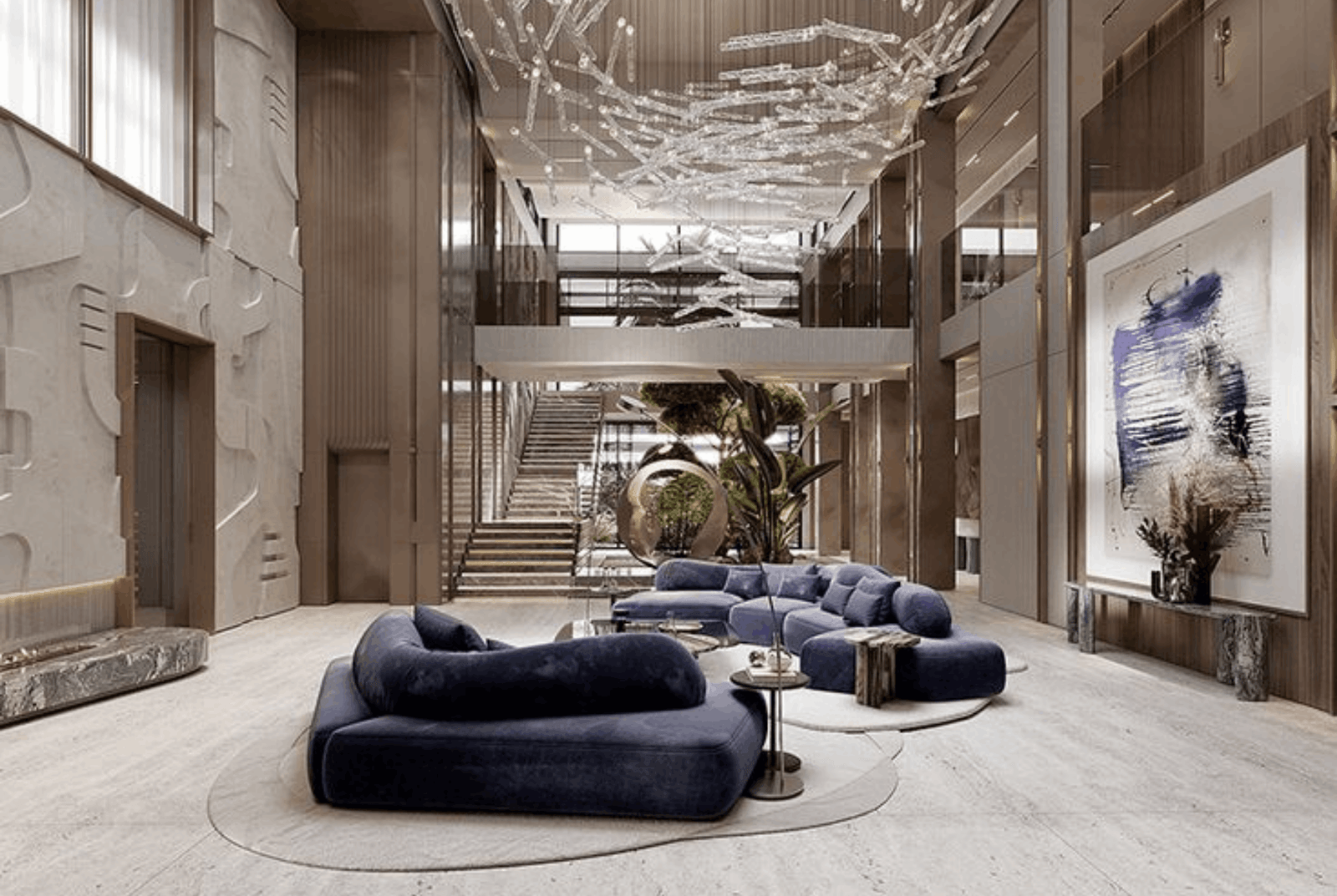 The Blue Atrium Lounge